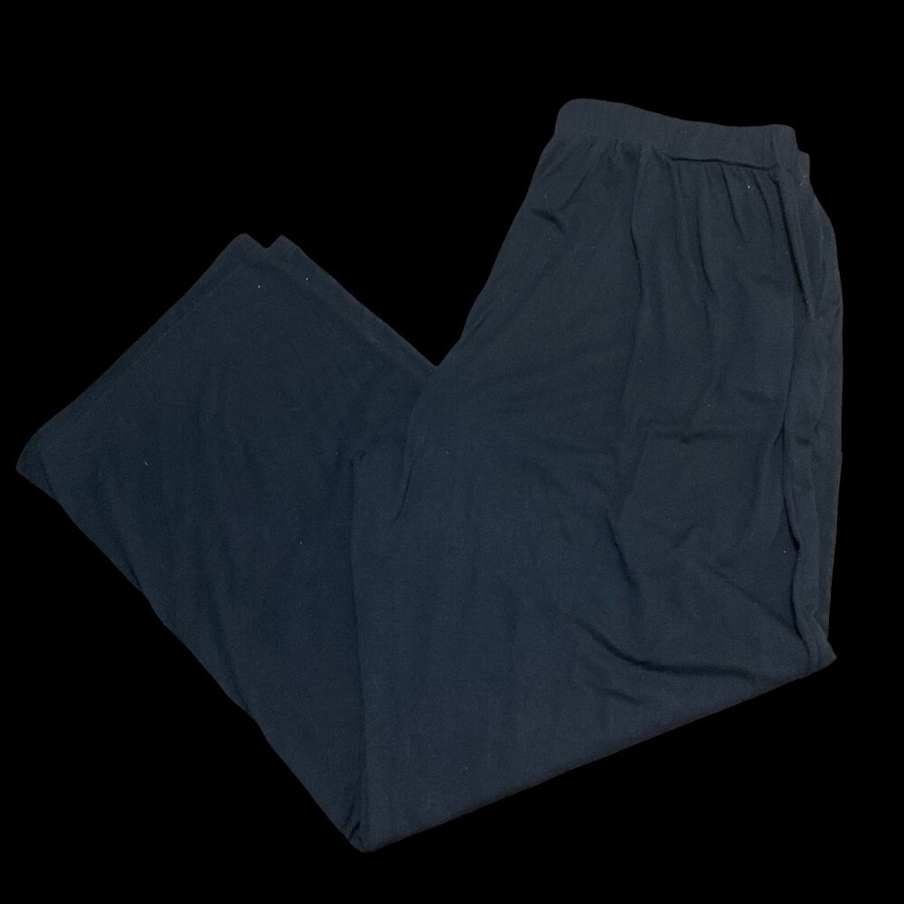 Black Elastic Waist Lounge Pant